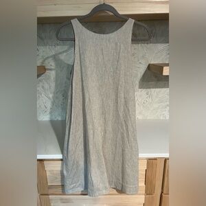 Abercrombie & Fitch Gray Sheath Dress Scoop Neck Sleeveless
